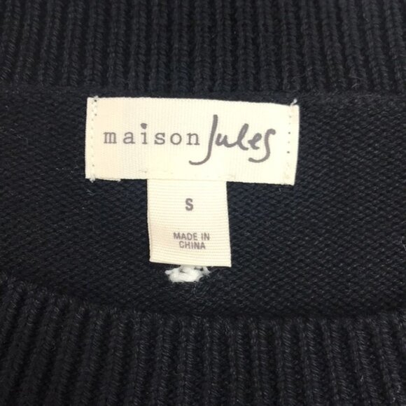 Maison Jules Textured Polka Dot Sweater - Picture 4 of 5